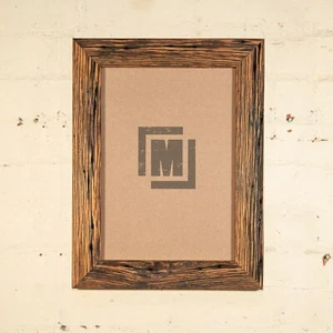 Chunky Oiled A3 or 16" x 12" Reclaimed timber picture frame, Rustic wood frame - Picture 1 of 7