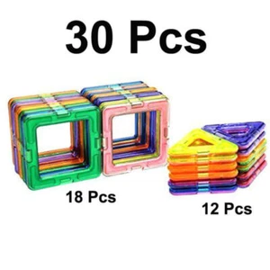 30Pcs All Building Blocks Construction Children Toys Triangle + Square - Picture 1 of 12