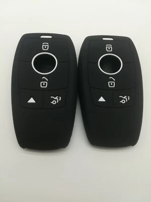 2*Cubierta de llave de silicona para Mercedes-Benz A C E S 2017-2021 CLA CLS GLA GLB GLC Foto 1 de 4