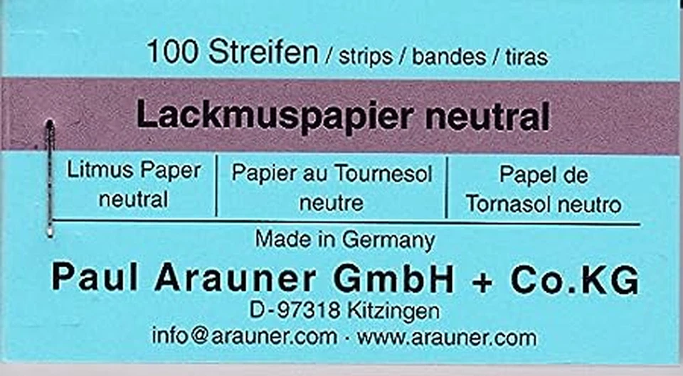 ECENCE Ph Teststreifen 100 Stck Lackmus Testpapier Messbereich 0-14 Indikator