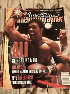 American Cinematographer Magazine November 2001 Ali, The One, Enterprise - Picture 1 of 6