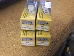 EIKO FCR12V100W T3-1/2 GY6.35 Base Lamp Bulbs 4 Pack FCR - Picture 1 of 2