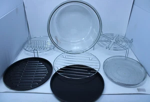 Flavor Wave Turbo Replacement Glass Bowl , Racks , Pans AX-767MH - Picture 1 of 11