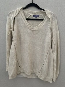Vivienne Tam Pullover mit Zopfmuster Größe M Pulli Creme - Bild 1 von 5