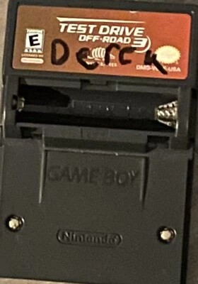 TESTED! Test Drive Off-Road 3 (Nintendo Gameboy Game Boy Color 1999) Cartridge - Image 1 of 2
