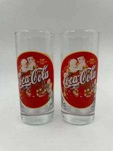 2x Coca Cola 1998 Vaso Navidad 0,3L Vasos Coleccionables Vintage Rareza Coleccionista - Imagen 1 de 3