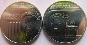 Portugal Gedenkstätten 2,50 Euro 2013 ""Joao Villaret"" UNC - Bild 1 von 1