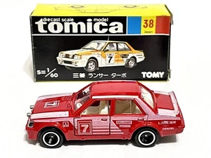 Tomica Black Box Mitsubishi Lancer Turbo 38 R0673 Brand New Mint RED COLOR - Picture 1 of 8