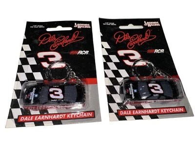 DOS - Dale Earnhardt 1998 Legends of Racing Llavero #3 Escala 1:87 Diecast Metal Foto 1 de 4