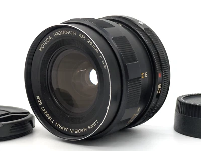 Video*[N MINT] Konica Hexanon AR 28mm F/3.5 Wide Angle Lens Autoreflex JAPAN # 1 - Image 1 of 4