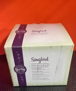 Scentsy Wax Warmer White Song Bird Crackle Finish Farmhouse Style SCE-29920 VGC - Picture 1 of 10