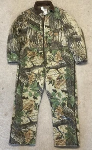Vintage Duxbak Realtree Camo Quilted Insulated Mens 2XL Coveralls USA Made EUC - Picture 1 of 13