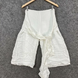 Lisa Swinbanks Womens Shorts Size 12 White Coulotte Tie Rayon Viscose 17503 - Picture 1 of 12