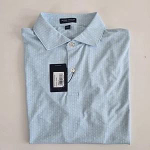 Peter Millar Crown Crafted Capri Breeze Harmon Geo Golf Performance Trikot Polo - Bild 1 von 20