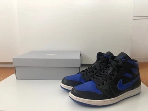 Nike Air Jordan 1 Retro Mid Black Hyper Royal EU 46 - Bild 1 von 13