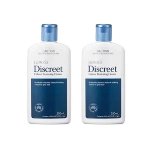2 X Restoria Crema Ristrutturante Colore Discreto 250ml Capelli Grigi - Foto 1 di 9