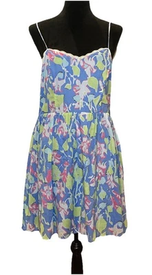 Y2K Moda International Floral Sweetheart Babydoll Fit & Flare Mini Dress Size 12 - Image 1 of 4