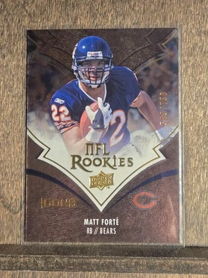 2008 Upper Deck Icons NFL Rookies  Bronze/750 Matt Forte Rookie RC - Image 1 of 2