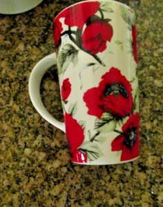*Kent Pottery Red Poppy Mug Coffee Tea Cup/ Mug - Picture 1 of 3