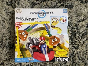 NUEVO SELLADO K'NEX MARIO VS GOOMBAS WII CARRO MOTORIZADO CONSTRUCCIÓN JUEGO KNEX 119PC - Imagen 1 de 1