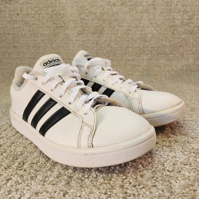 Adidas Zapatos Mujer Talla 7 Cloudfoam Advantage Blanco y Negro Zapatilla Deportiva Foto 1 de 4