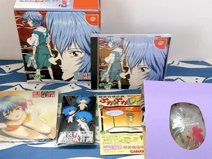 Dreamcast Evangelion Ayanami Ikusei Project Box Set Japan Rei Mouse Bonus Unused - Picture 1 of 23
