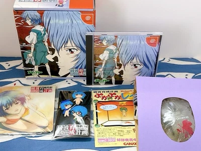 Dreamcast Evangelion Ayanami Ikusei Project Box Set Japan Rei Mouse Bonus Unused - Image 1 of 4