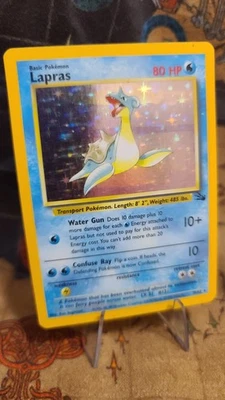 Lapras 10/62 Fossil Holo - WOTC Pokemon TCG 1999 LP Foto 1 de 3
