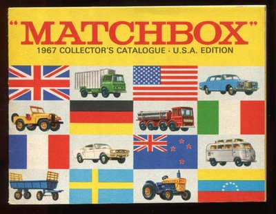 Matchbox 1967 catálogo de coleccionistas EE. UU. Edición...4,25 x 5,5" Antiguo Stock Tienda Foto 1 de 2