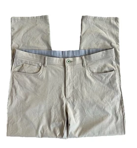 Tommy Bahama Pants Mens 40 x 32 Tan Island Zone Performance Stretch Lightweight - Picture 1 of 13