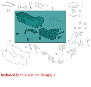 2012-2013 Buick Verano Center Console Used 23506625 OEM - Picture 1 of 10