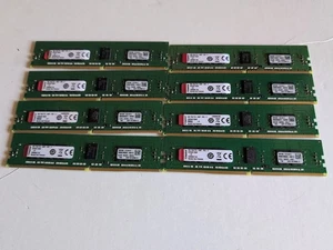 64GB (8x8GB) Kingston PC4-2400T SERVER Memory RAM ECC Reg DDR4 KVR24R17S8/8I - - Bild 1 von 3