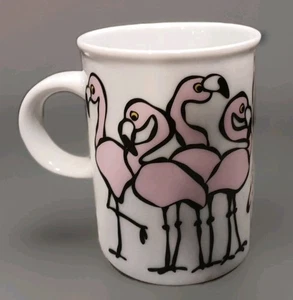 MARC TETRO- Montreal Canada 12oz FLAMINGO Mug by Damesco - Picture 1 of 7