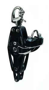 RUTGERSON RAW Block 60mm Fiddle with Cam, Becket & Snap Shackle, B300624BS - Picture 1 of 2