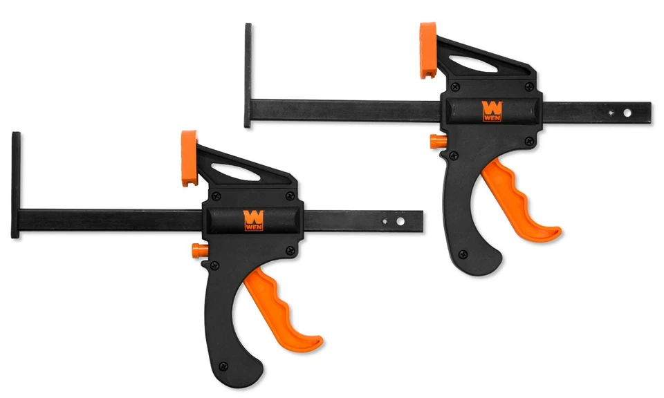 WEN CT992F 7.5-Inch Quick Release Track Saw Clamps Two Pack