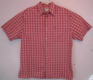 Men’s Nautica Jeans Company L Plaid Short Sleeve Casual Shirt 45 - Picture 1 of 7