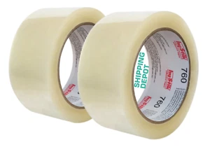 HyStik Production Grade Acrylic Clear Bopp Packing Tape Pick 2" or 3" Bulk Buy - Picture 1 of 7