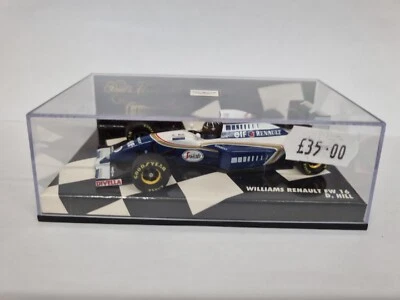 MINICHAMPS 1:43 F1 WILLIAMS RENAULT FW16 D HILL 1995 430 940001 Foto 1 de 4