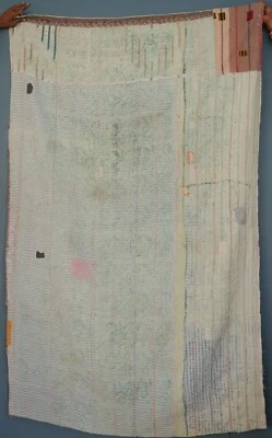 Wonderful Indian Vintage Bohemian Kantha Quilts, Traditional Bedding Blankets - Image 1 of 3