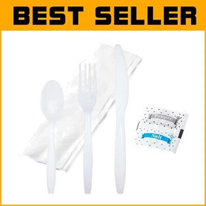 Stain Resistant Heavyweight Plastic Cutlery - Perfect for Catering & Outdoor Use - Picture 1 of 7