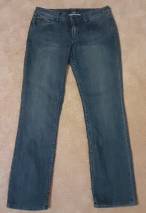 Women's Size 8S Tommy Hilfiger Embroidered Blue Jeans - Picture 1 of 7