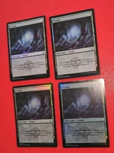 MTG 4 x *FOIL *Adventures in the Forgotten Realms SWAMP #270 NM - Picture 1 of 1