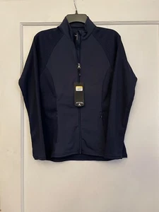 Antigua Full Zipper Womans Navy Blue Sonar Jacket Size Small - Picture 1 of 6