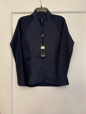 Antigua Full Zipper Womans Navy Blue Sonar Jacket Size Small - Image 1 of 4