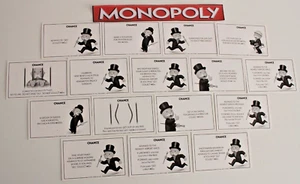 Monopoly chance /community chest official Hasbro cards with Free Postage - Picture 1 of 4