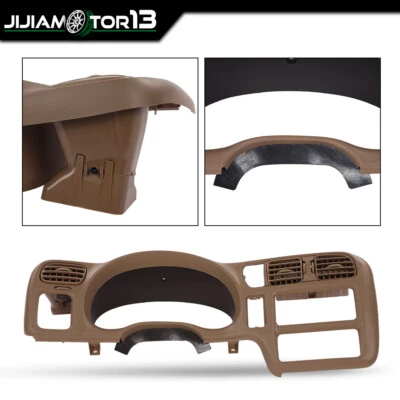 Bisel de tablero único Din apto para Chevy S-10 GMC Jimmy Sonoma Blazer Speedo 1998-04 Foto 1 de 4