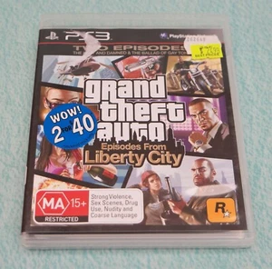 PS3 Sony PlayStation 3 Game: Grand Theft Auto Episodes From Liberty City - Picture 1 of 3