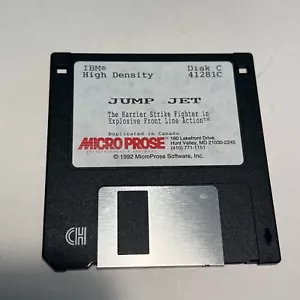 Disquete Micro Prose Jump Jet IBM PC Game 3.5 C SIN PROBAR COMO ESTÁ - Imagen 1 de 9