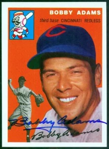 1994 Topps Baseball Archives (1954), #123, Signed/Auto, Bobby Adams, Redlegs - Picture 1 of 4