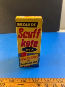 Esquire Scoff Kote red vintage shoe polish with original box - Picture 1 of 4